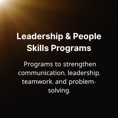 Leadership &amp; People Skills Programs